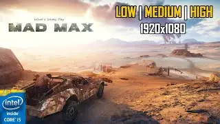 Mad max | GTX 960 2GB + I5 4690 + 16gb ram | Benchmark Test