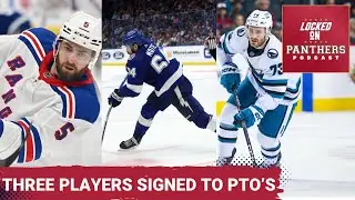 PTO SEASON: Panthers Sign Three Players to PTO's. + Benny's Buddies Spent time with the Cup!