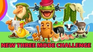 Merge fellas 💪😁 3 mode challenge | cat & dog & zombie brainrot #mergefellas #zombie #dog #cat #mode