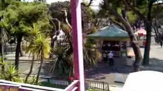 sul trenino dell' Edenlandia di Napoli