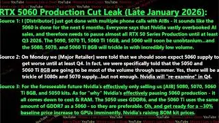 NVIDIA Allegedly Pausing RTX 50 Series Supply For Six Months