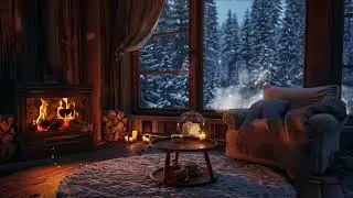 Rustic Cabin Fireplace Ambience for Productive Study & Stress-Free Mind