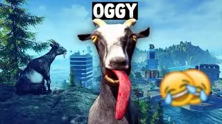 😂Oggy Is The Funniest Goat !! | GOAT SIMULATOR FUNNY GAMEPLAY