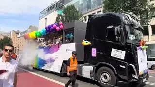 CSD Umzug in Frankfurt 2025 Party wundersch&ouml;ner Tag lg Hubert Fella #hubertfella