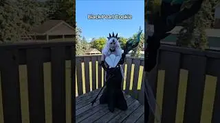 Black Pearl Cookie Cosplay for Ozokucon #cookierunkingdom #crk #cosplay #reaction #shorts