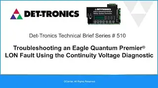 Technical Brief #510: Troubleshooting  an EQP LON Fault using the Continuity Voltage Diagnostic