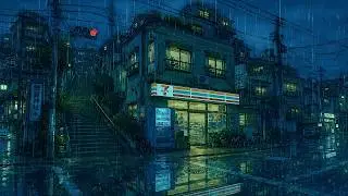 Tokyo Rain Lofi | Calm Focus Music for Work 🏙️