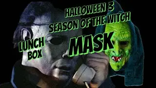 HALLOWEEN 3 season Of the Witch Mask review & Myers lunch Box