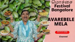 Exploring Bangalore famous மொச்சை Avarebele Mela Amazing food festive vibes local culture all in one