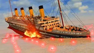 Titanic vs Ice Mine Field 😱 Teardown