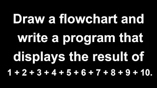 PLD Draw a Flowchart and write a Java Program | Basic Example using CMD V13