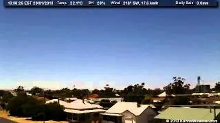 29 January 2013 - East Facing WeatherCam Timelapse - KanivaWeather.com