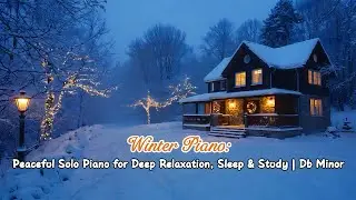 Winter Piano: Peaceful Solo Piano for Deep Relaxation, Sleep & Study | Db Minor