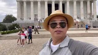 SELFIE VLOG WITH ABRAHAM LINCOLN MEMORIAL & WASHINGTON MONUMENT DC, USA @ LUIS BELLA CHANNEL