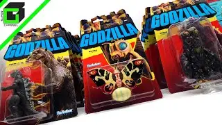 GODZILLA CLASSIC (полный набор) Фигурки ReAction SUPER 7 РАСПАКОВКА и ОБЗОР Волны 1 и 2