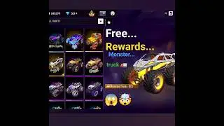 free | rewards | monster | truck 🚛 | 😱🤯  #short #neweventfreefire  #freefire