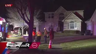 Home in Black Jack, Missouri on fire Friday morning