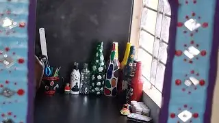 Diy home decor old mirror redesign |art&Craft☆home decor ☆