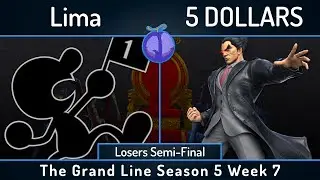 GL S5W7 | Lima (Game & Watch) vs 5 DOLLARS (Kazuya) | Losers Semis | SSBU Smash Ultimate