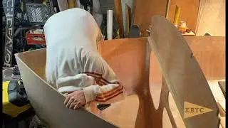 Pocket Ship project. Time-lapse sanding fillets, fixing fillets & sanding fixed fillets.