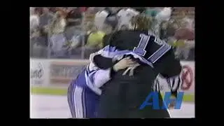 IHL Mar. 30, 1993 Keith Redmond,PHX v Jason Ruff,ATL Phoenix Roadrunners Atlanta Knights