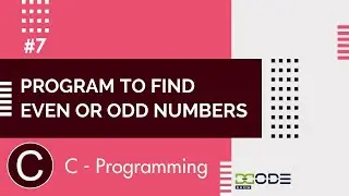 Program To Find Even or Odd Numbers | How To Find Even or Odd Number in C
