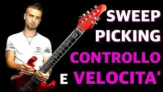 🔥Sweep picking🔥 Impara la tecnica più veloce della chitarra rock