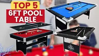 Top Picks for the BEST 6ft Pool Table in 2024 (Under Budget)