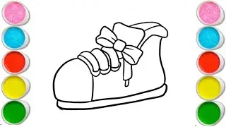 Step by step Shoes boot Drawing || boot shoes drawing special with colour || shoes drawing By Aqib 