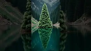 The tree's leaves transform into a playful, fuzzy texture. #youtube #moleculevfx #cinematicarts #cre