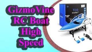 GizmoVine RC Boat High Speed | Remote Control Boats for Pools and Lakes