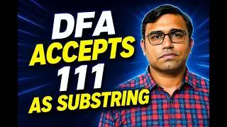 DFA Accepts Substring 111 | Automata Theory