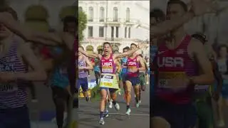 20-year-old Hobbs Kessler clocks world road mile record in Riga 🔥#athletics #usa #america #running