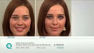 Mally Evercolor Matte Shadow Stick Duo with Dual Ended Brush with Amy Stran