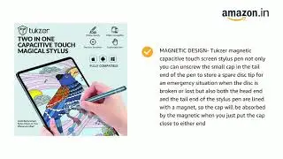 Tukzer Capacitive Stylus Pen for Touch Screens Devices,