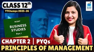 Questions Part 1 🎓Principles of Management 🧠 Class 12 | Chapter 2 🔍 | Business Studies 2025-26