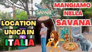 PIZZA NELLA SAVANA AL SAFARI PIZZA DI MOVIELAND | Il ristorante TEMATICO del Caneva World Resort