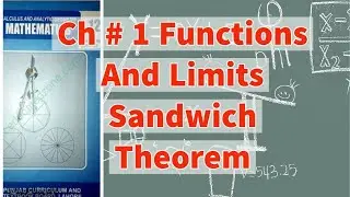 Ch 1 - Sandwich Theorem - Function And its Domain - 12th Class Math- Smart Syllabus