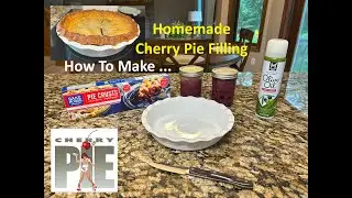 Homemade Cherry Pie Filling #cooking #baking #desert  #cherry #youtube #shorts #howto #diy #recipe