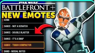 Совершенно новые эмоции Star Wars Battlefront 2 + Kyber V2!