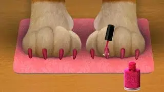 Animal Care Kids Games - Puppy Dog Playhouse - Bath, Dress Up, Clean up, Fun Children Games