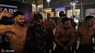 INDORE BATM🦇N IN 56 DUKAN WITH BODYBUILDER'S  TOP 10 PUBLIC REACTION IN THIS VIDEO 🦇