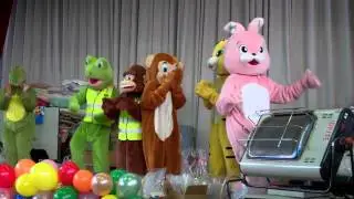 Iris Relief Japan Mascots Dancing