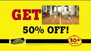 TV Spot - Lumber Liquidators - Buy One Get One Half Off - Hardwood Flooring For Less