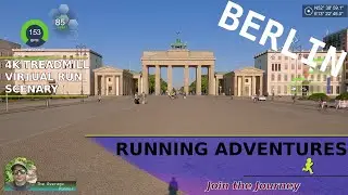 Berlin Zoo to Brandenburg Gate | Marathon Training Recovery Run | 4K Berlin Virtual Run [158]
