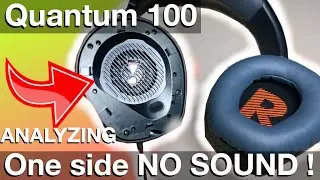 JBL Quantum100 one side not working (how to fix)