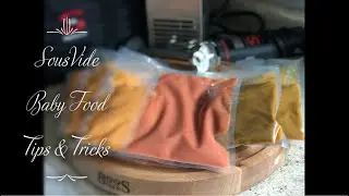 Sous vide baby food with great kitchen tools