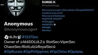 Exposing 764 member: YourAnonSurge_ 764 1337sec chaossec #infosec #opsec #osint #cybersecurity 