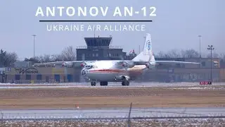 RARE BIRD ALERT | ANTONOV AN-12 | TAXIING & TAKING OFF FROM WINDSOR INTERNATIONAL AIRPORT FOR TOLEDO