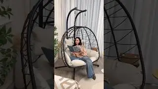 🪴 Create Your Cozy Nook with This Stunning Swing Egg Chair! ☕✨ | Shop Wise Picks